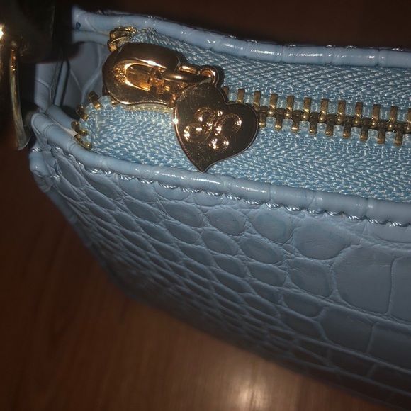 Frasier Sterling 99% Angel Shoulder Bag in Blue Alligator - Picture 3 of 6